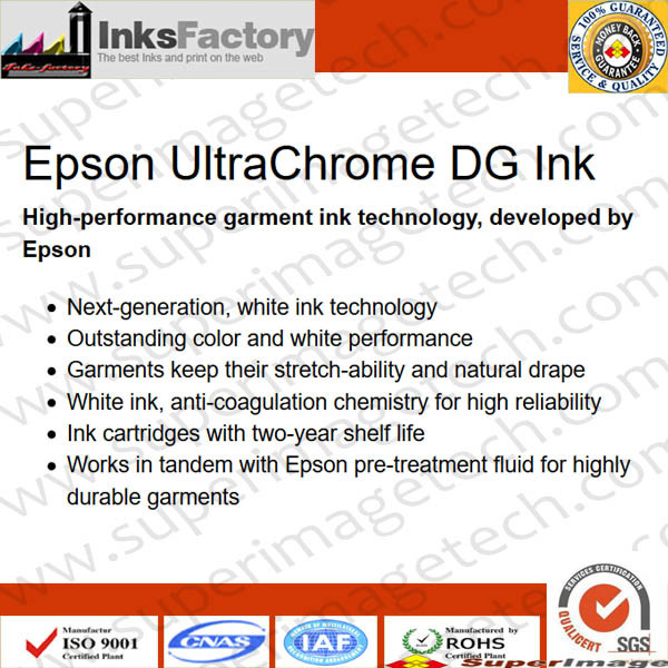 Ultrachrome Dg Ink for Epson F2000 F3000